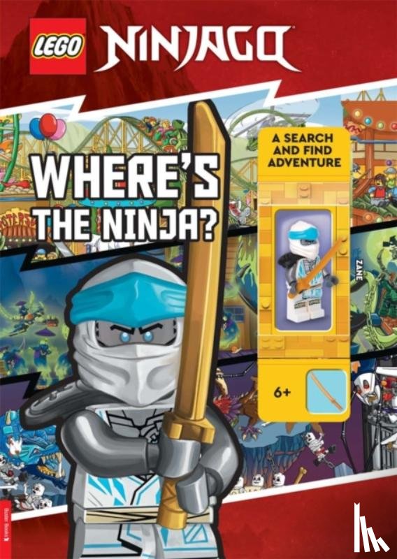 LEGO®, Buster Books - LEGO® NINJAGO®: Where’s the Ninja? A Search and Find Adventure (with Zane minifigure)