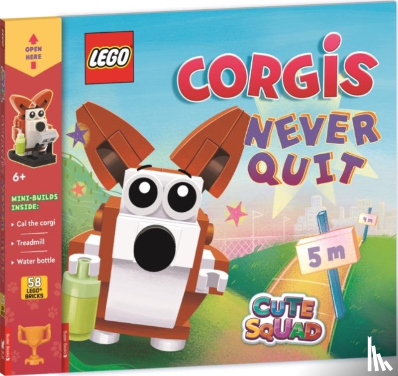 Buster Books, LEGO® - LEGO® Books: Cute Squad: Corgis Never Quit (with corgi mini-build and over 55 LEGO® elements)