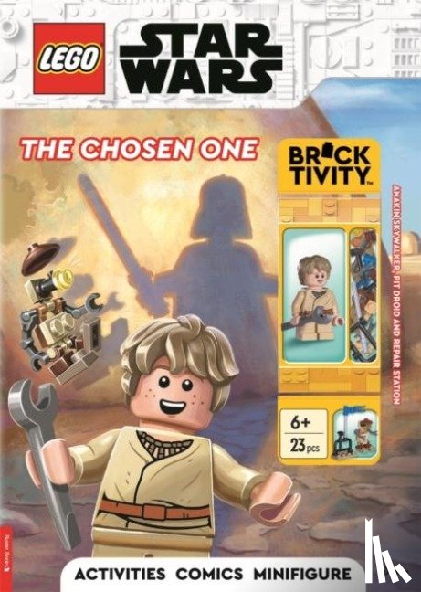 LEGO®, Buster Books - LEGO® Star Wars™: The Chosen One Activity Book (with Anakin Skywalker minifigure, pit droid and repair station)
