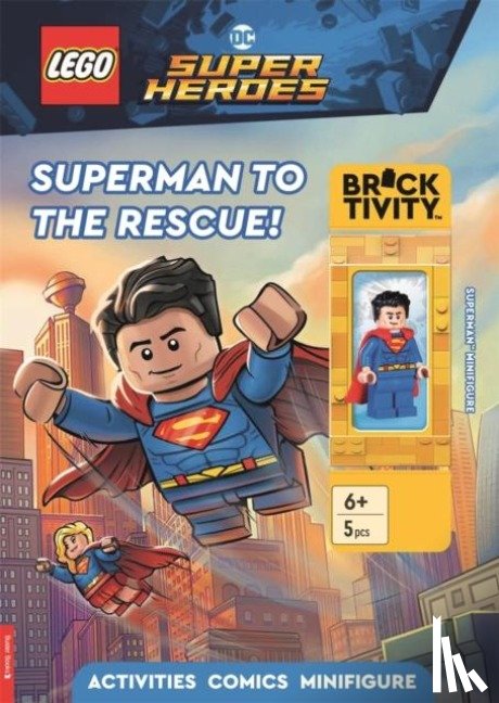 LEGO®, Buster Books - LEGO® DC Super Heroes: Superman to the Rescue Activity Book (with Superman™ minifigure)