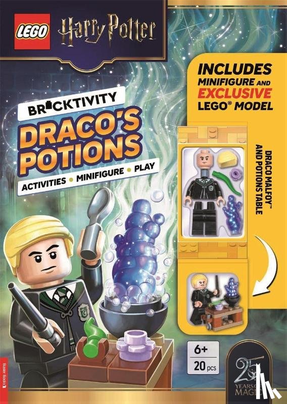 LEGO®, Buster Books - LEGO® Harry Potter™: Draco’s Potions (with Draco Malfoy™ minifigure and Potions Table)