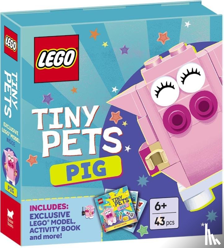 LEGO®, Buster Books - LEGO® Books. Tiny Pets: Pig (with exclusive pig mini-build, paper crafts, stickers and activity book)