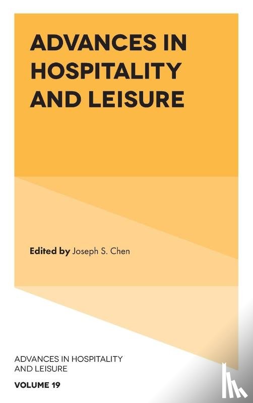  - Advances in Hospitality and Leisure