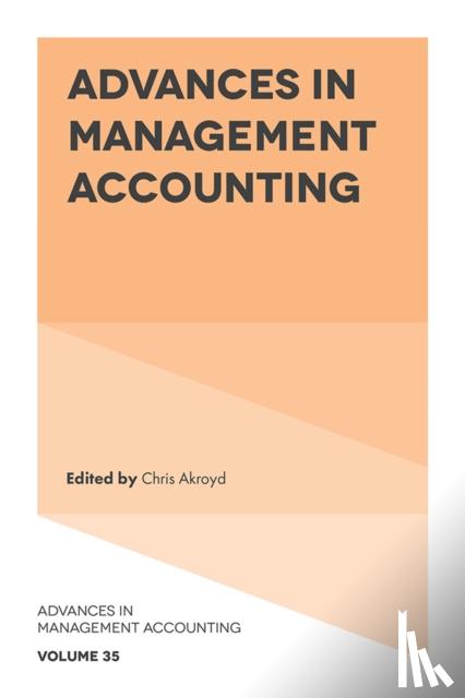  - Advances in Management Accounting