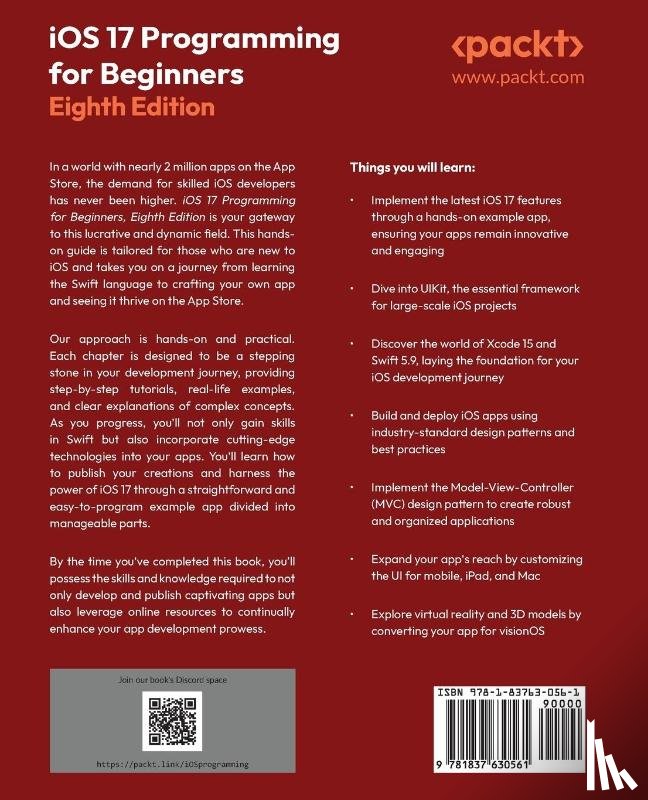 Sahar, Ahmad - iOS 17 Programming for Beginners - Eighth Edition