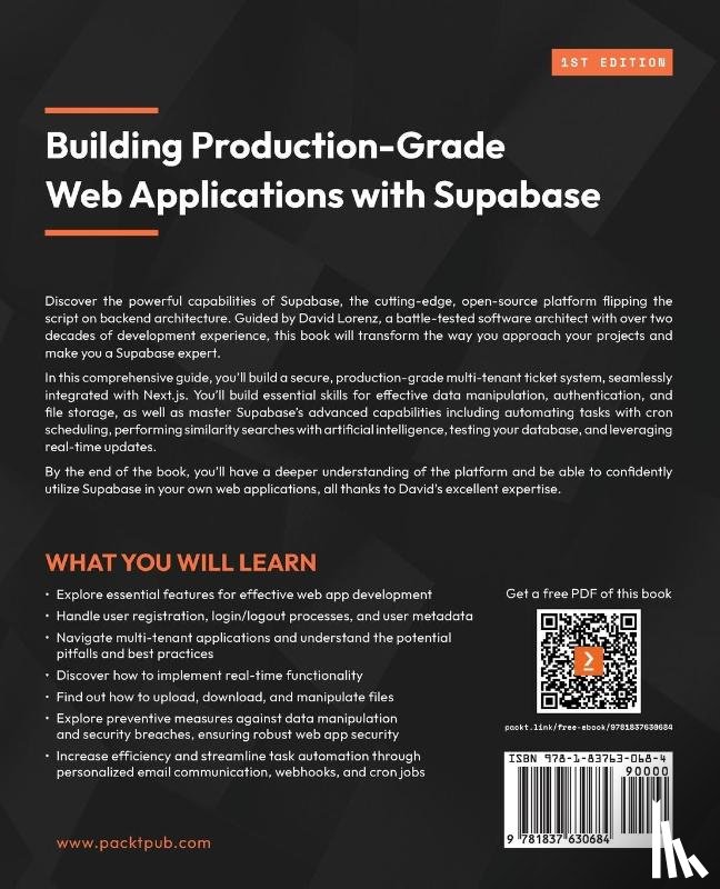 Lorenz, David - Building Production-Grade Web Applications with Supabase