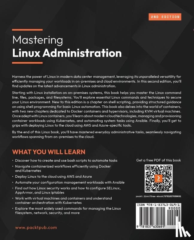 Calcatinge, Alexandru, Balog, Julian - Mastering Linux Administration - Second Edition