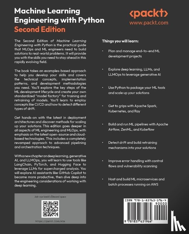 McMahon, Andrew - Machine Learning Engineering with Python - Second Edition