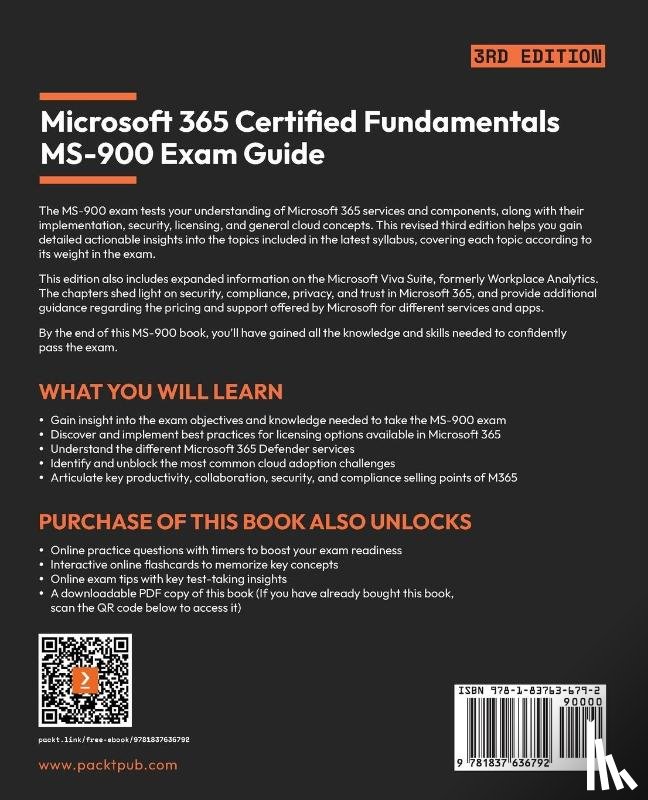 Guilmette, Aaron, Lee, Yura, Zanre, Marcos - Microsoft 365 Certified Fundamentals MS-900 Exam Guide - Third Edition