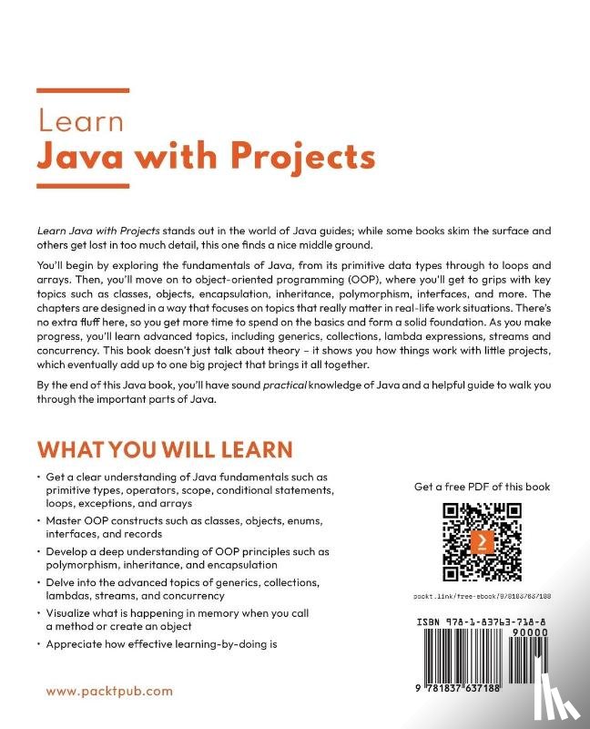 Kennedy, Seán, Putten, Maaike van - Learn Java with Projects