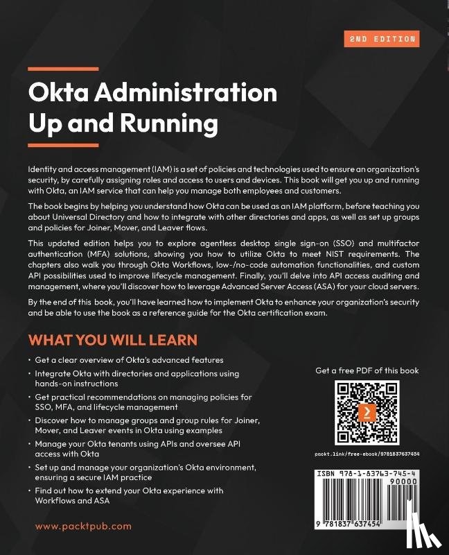 Vries, HenkJan de, Stjernlöf, Lovisa Stenbäcken - Okta Administration Up and Running - Second Edition