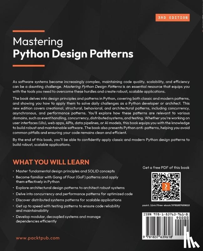 Ayeva, Kamon, Kasampalis, Sakis - Mastering Python Design Patterns - Third Edition