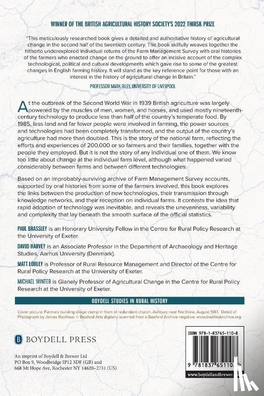 Brassley, Paul, Winter, Professor Michael, Lobley, Professor Matt, Harvey, Professor David - The Real Agricultural Revolution