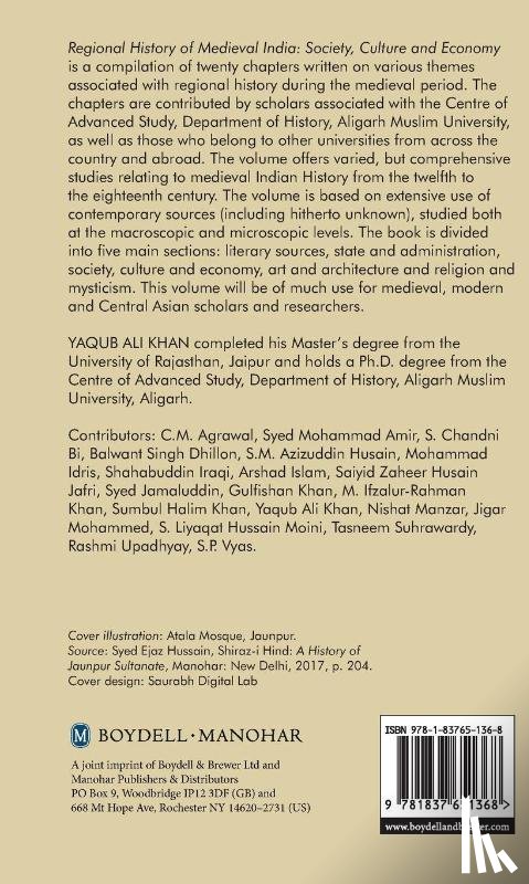  - Regional History of Medieval India