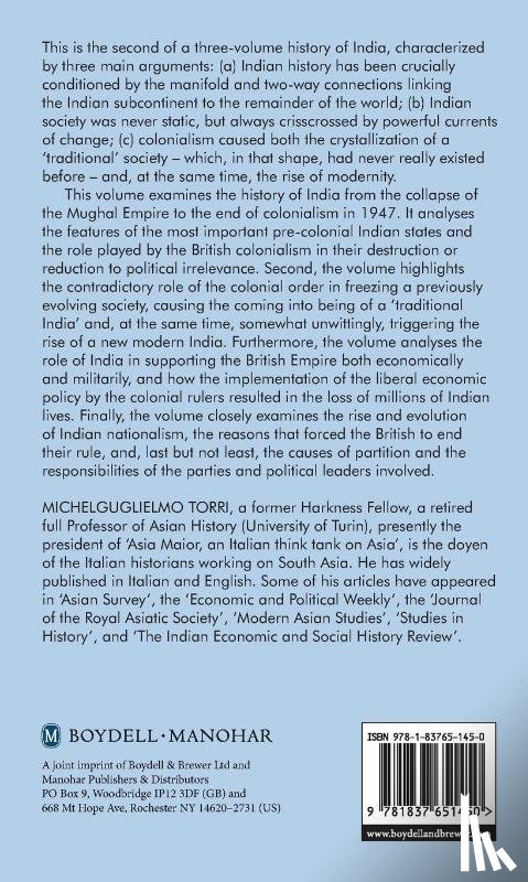 Torri, Michelguglielmo - A History of India Volume 2