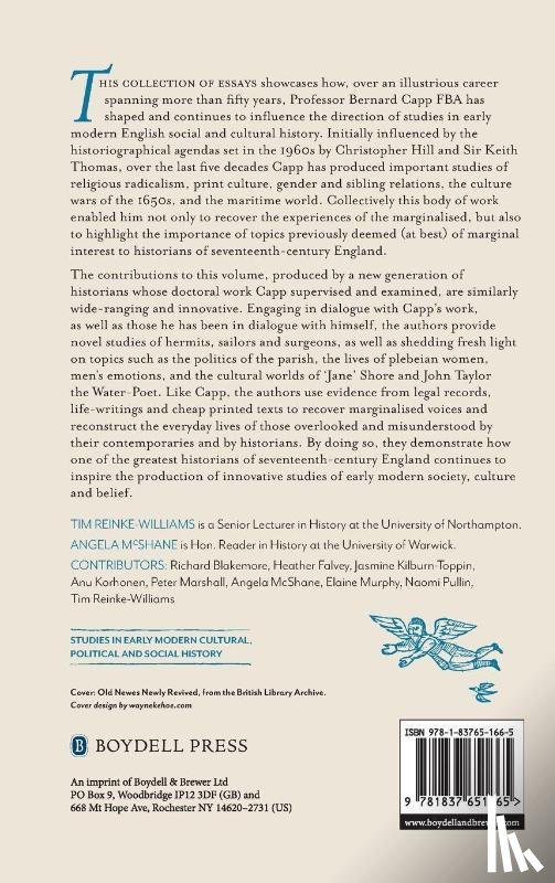  - From the Margins to the Centre in Seventeenth-Century England