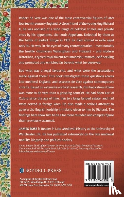 Ross, James (Customer) - Robert de Vere, Earl of Oxford and Duke of Ireland (1362-1392)