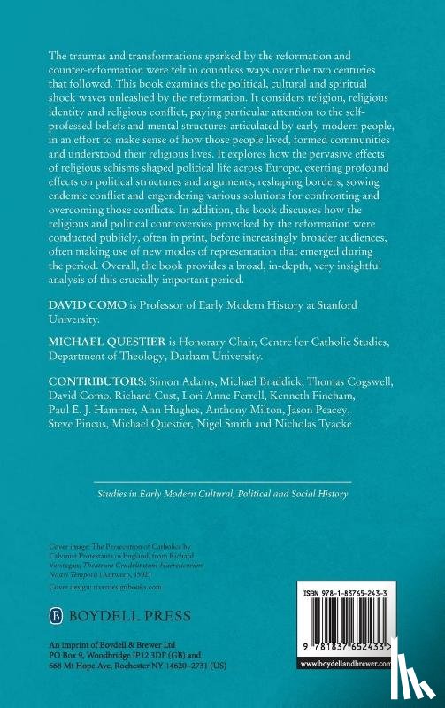  - Religion, Politics and the Public Sphere, 1500-1850