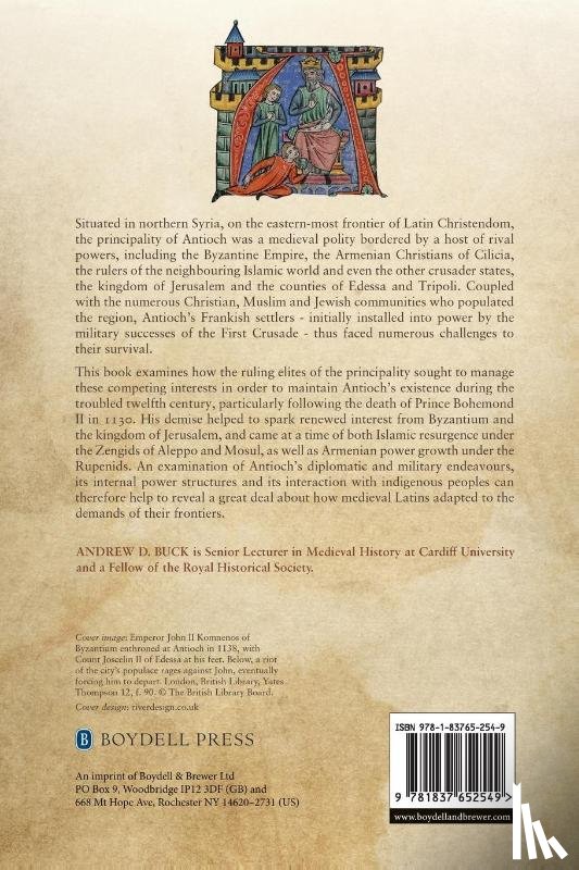 Buck, Andrew D - The Principality of Antioch and its Frontiers in the Twelfth Century