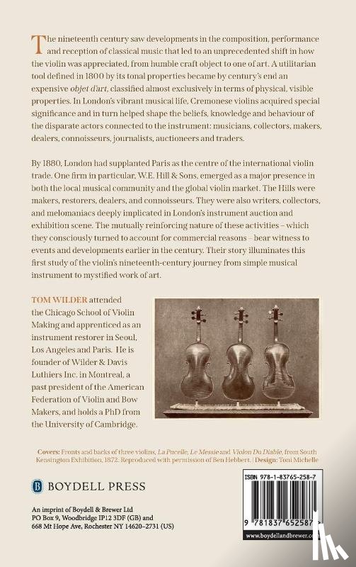 Wilder, Tom - A Cultural History of the Violin in Nineteenth-Century London