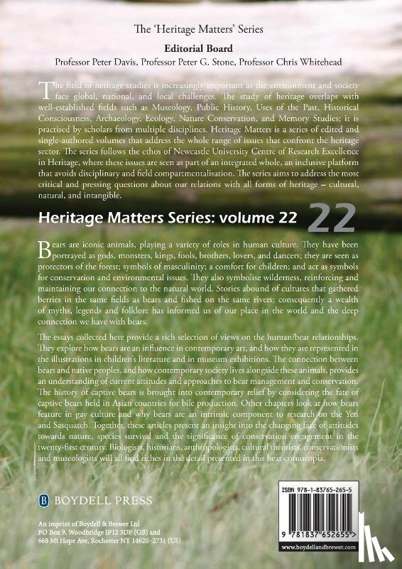  - The Bear: Culture, Nature, Heritage
