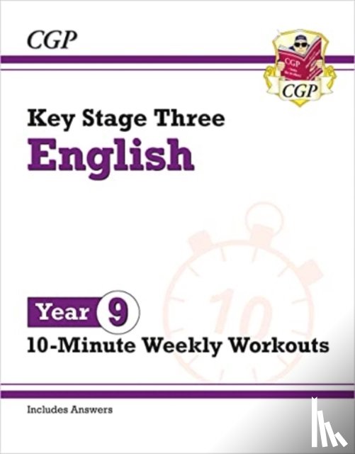 CGP Books - KS3 Year 9 English 10-Minute Weekly Workouts