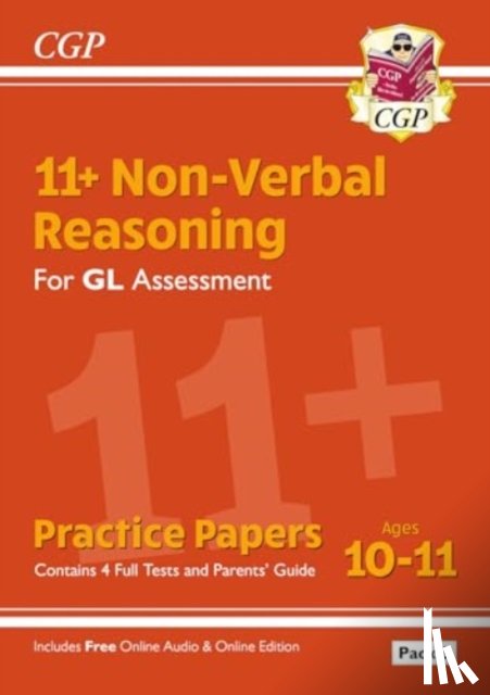 CGP Books - 11+ GL Non-Verbal Reasoning Practice Papers: Ages 10-11 Pack 3 (inc Parents' Guide & Online Edition)