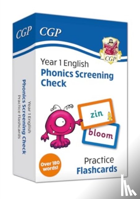 CGP Books - Phonics Screening Check Flashcards - for the Year 1 test