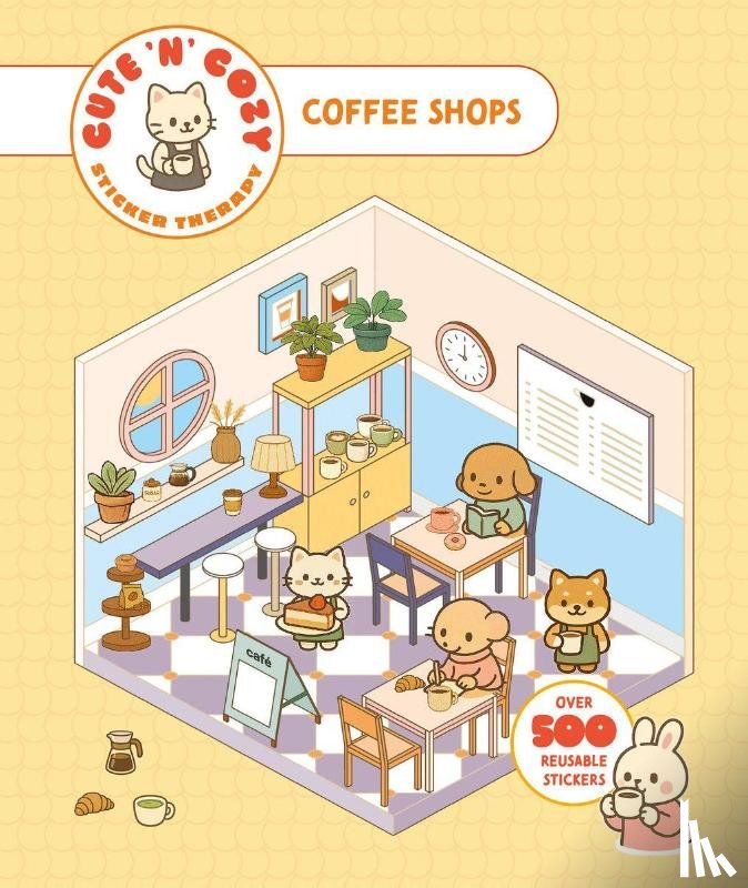 Skittledog - Cute 'n' Cozy Sticker Therapy: Coffee Shops