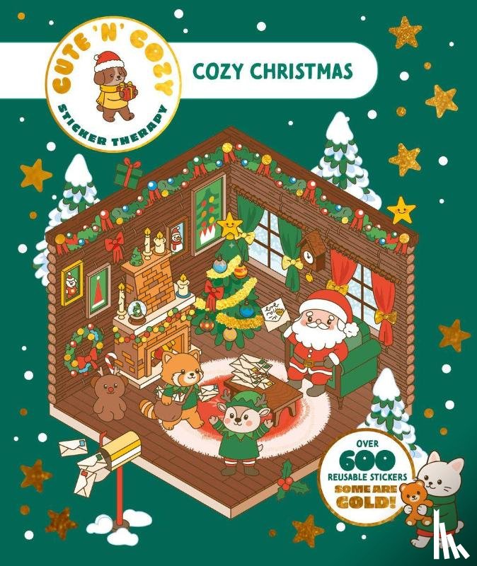 Skittledog - Cute 'n' Cozy Sticker Therapy: Cozy Christmas