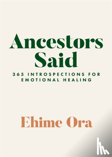 Ora, Ehime - Ancestors Said