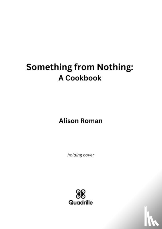 Roman, Alison - Something from Nothing
