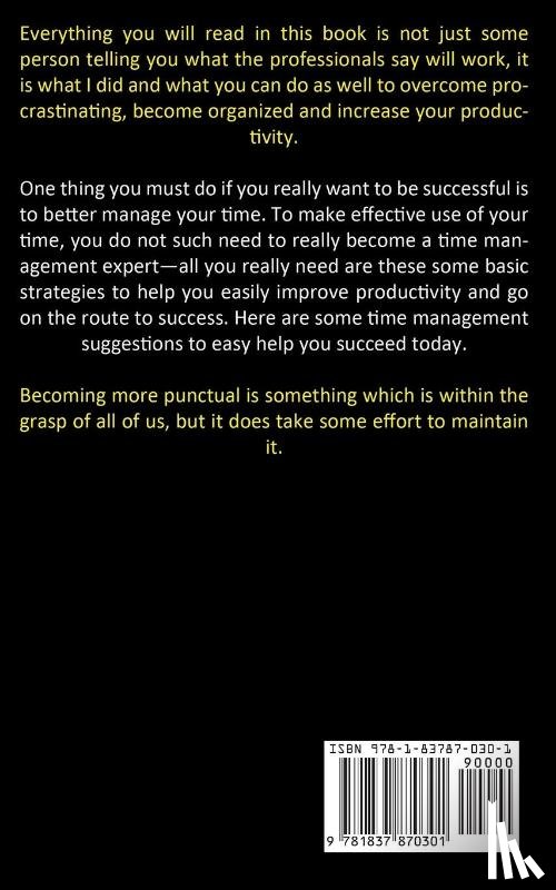 Kelly, Robert - Time Management