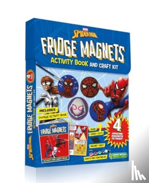 Marvel Entertainment International Ltd - Marvel Spider-Man: Fridge Magnets Activity Book and Craft Kit