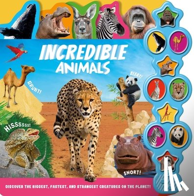 Igloobooks - Incredible Animals: Interactive Children's Sound Book with 10 Buttons