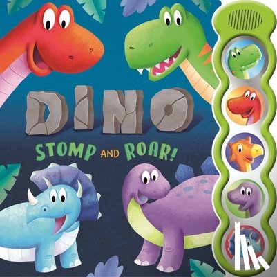 Igloobooks - Dino Stomp and Roar: With 5 3D Sound Buttons