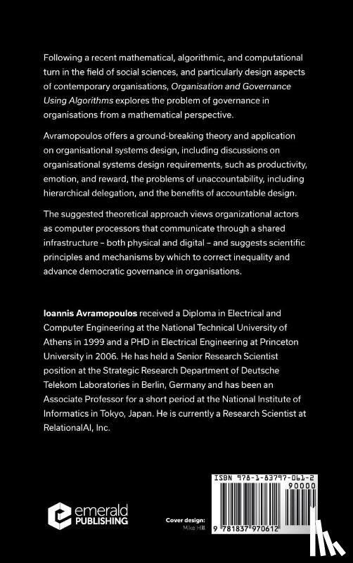 Avramopoulos, Ioannis (RelationalAI - Organization and Governance Using Algorithms