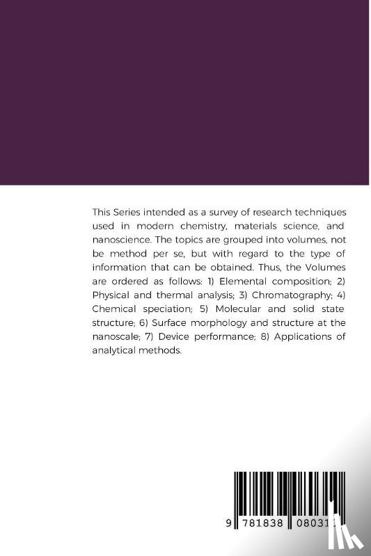 Barron, Andrew, Anand, Adrish - Physical Methods in Chemistry and Nano Science. Volume 8