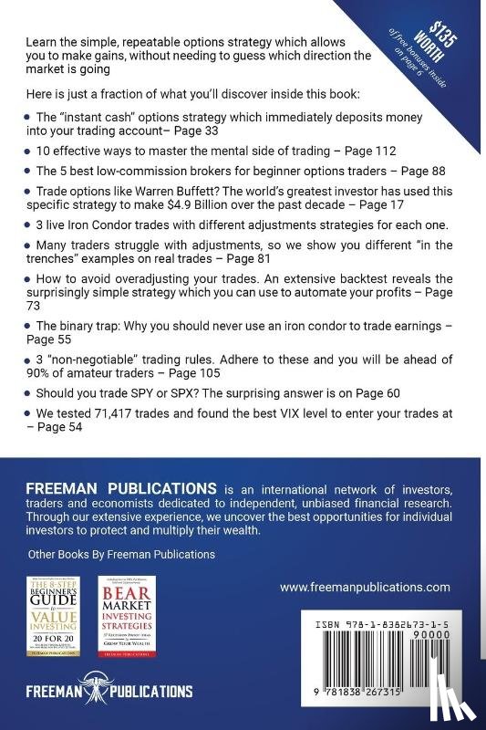 Publications, Freeman - Iron Condor Options for Beginners