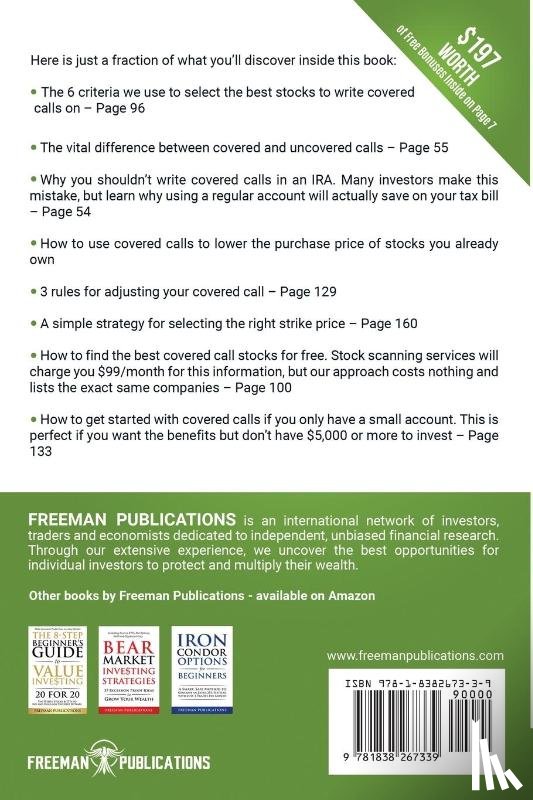 Publications, Freeman - Covered Calls for Beginners