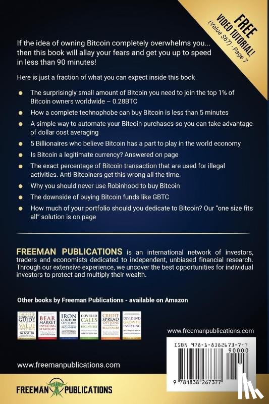 Publications, Freeman - The Only Bitcoin Investing Book You'll Ever Need