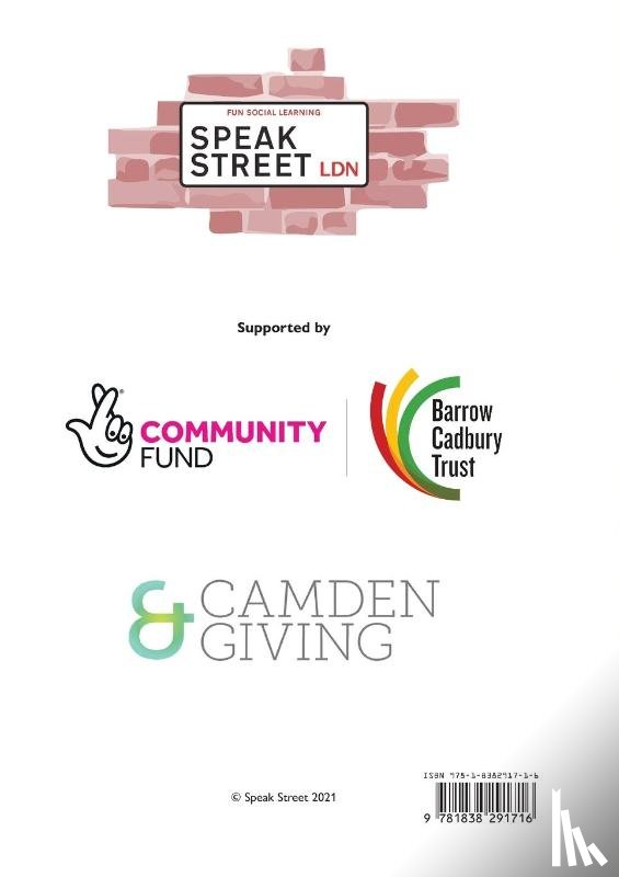 Speak Street - Building a new life in the UK A workbook for ESOL learners