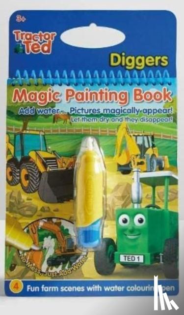 Heard, Alexandra - Tractor Ted Magic Painting Book - Diggers