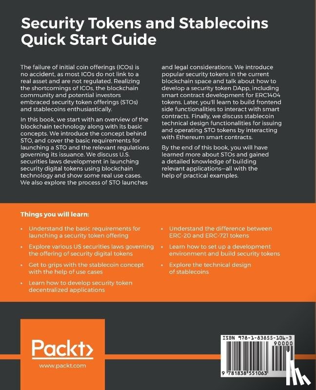 Sun, Weimin, Wu, Xun (Brian), Kwok, Angela - Security Tokens and Stablecoins Quick Start Guide
