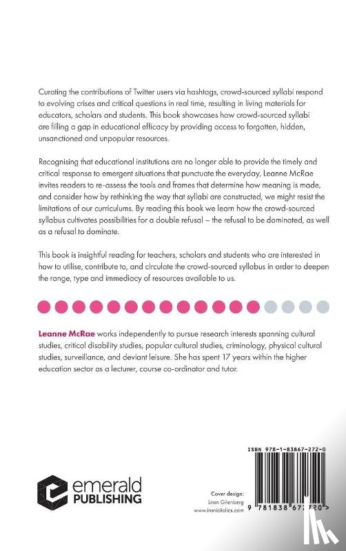 McRae, Leanne (Independent Scholar - Crowd-Sourced Syllabus