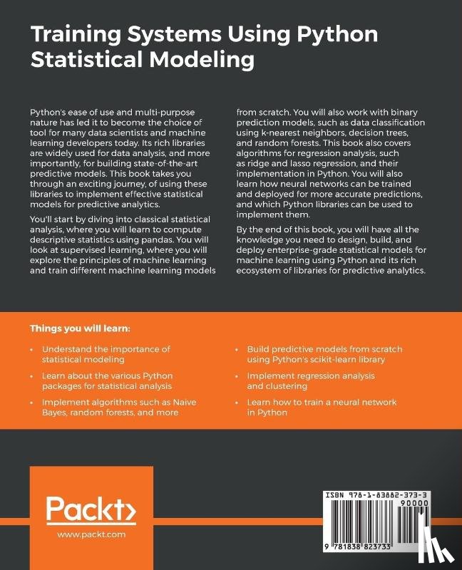 Miller, Curtis - Training Systems Using Python Statistical Modeling