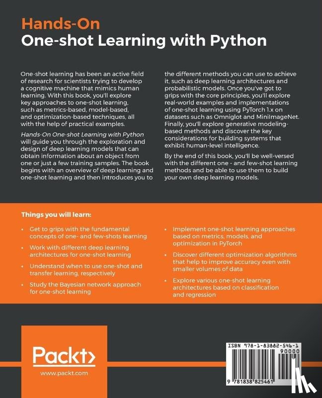 Jadon, Shruti, Garg, Ankush - Hands-On One-shot Learning with Python