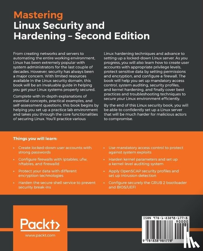 Tevault, Donald A. - Mastering Linux Security and Hardening