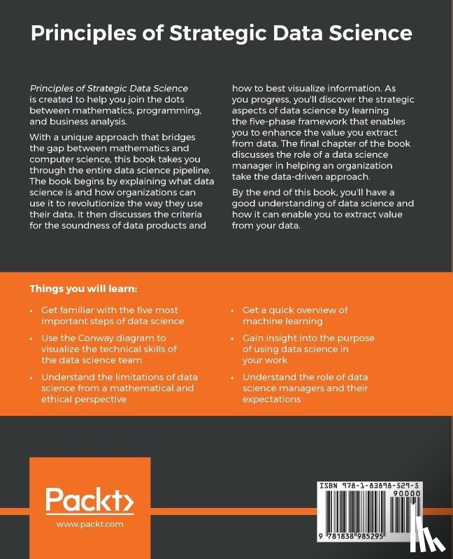 Prevos, Dr Peter - Principles of Strategic Data Science