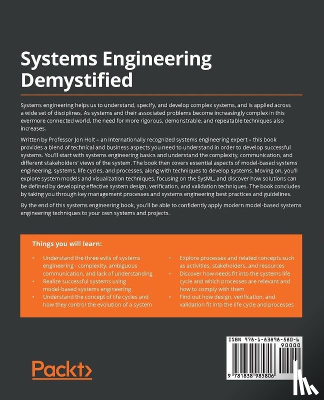 Holt, Jon - Systems Engineering Demystified